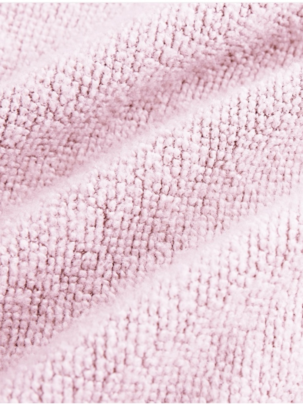 Aerie Apres-Chill Sweatshirt Large NWT Pink Petal Cozy Textured Pullover - Picture 6 of 12